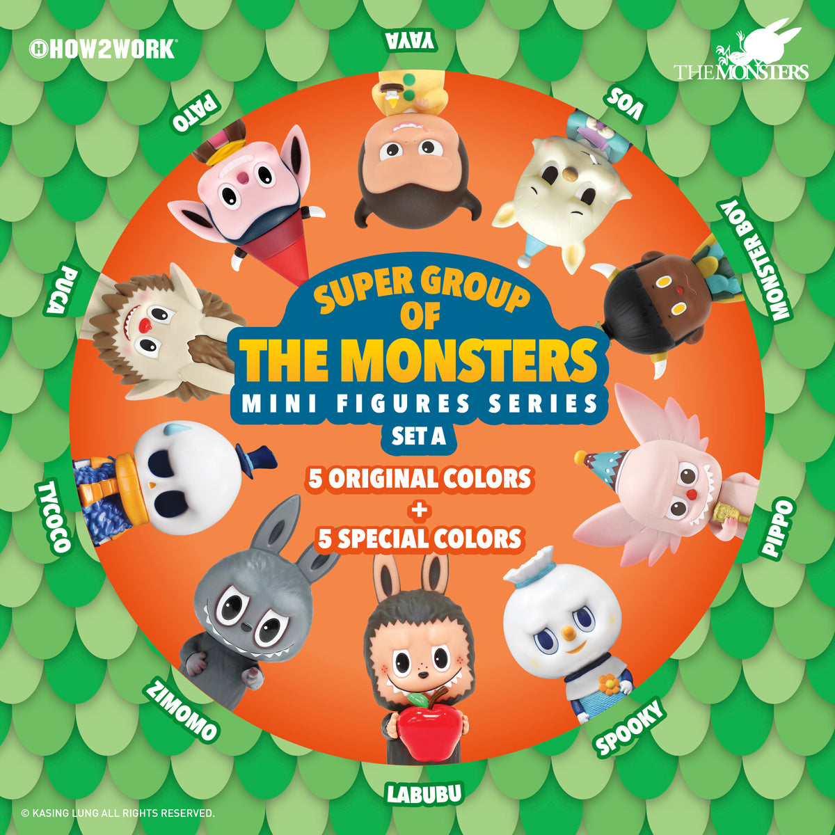 Super Group of The Monsters - Mini Figures Series (Set A) – HOW2WORK